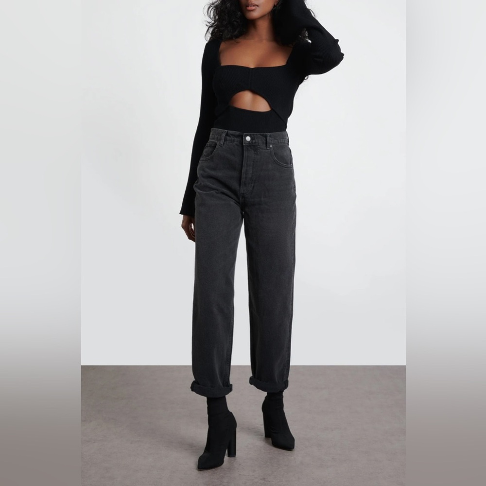 Boyish The Toby Relaxed Fit Jeans in Space Odyssey Black size 26